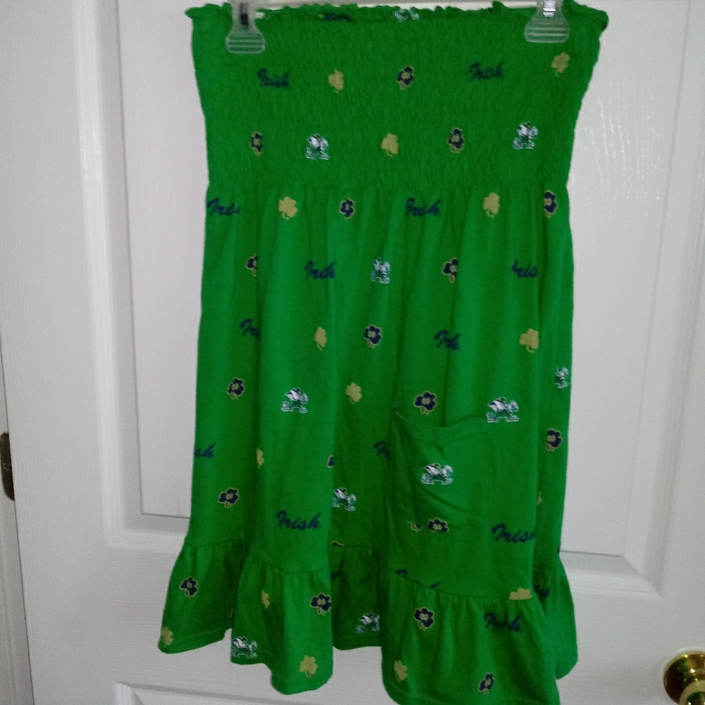 E5 Fighting Irish strapless top/dress